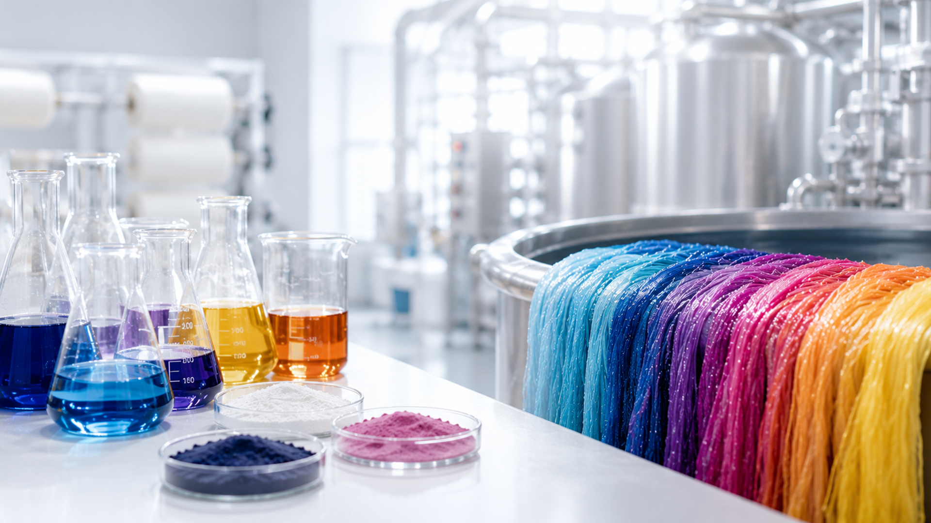 Dyeing Auxiliaries Explained: Types, Functions & Selection Guide for Textile Efficiency